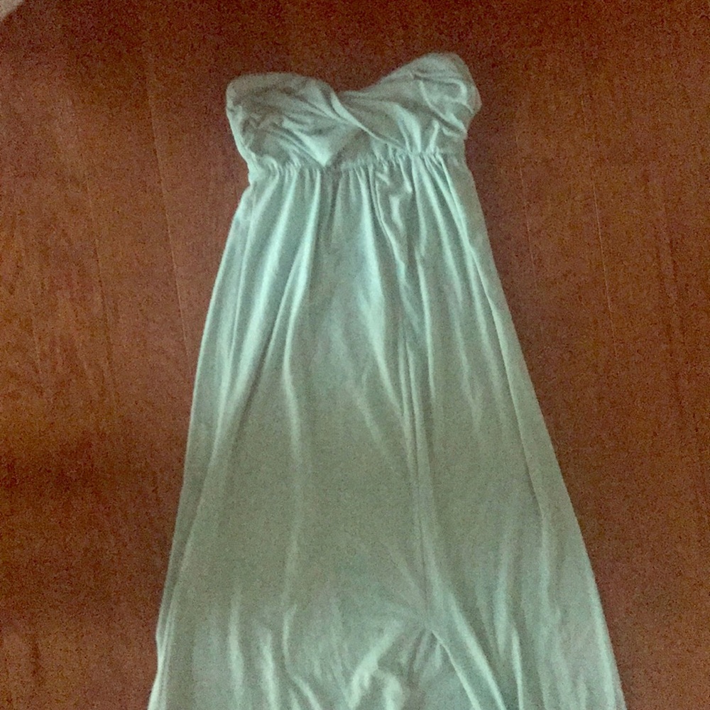 Mint green maxi dress